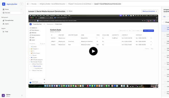 Content directory